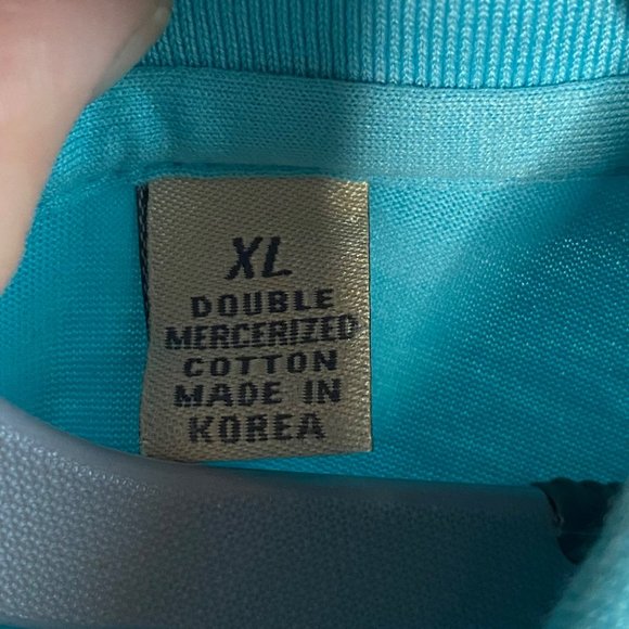 Peter Millar Men’s‎ Short Sleeve Golf Polo Shirt Blue Sz XL Brook Hollow - Picture 7 of 10